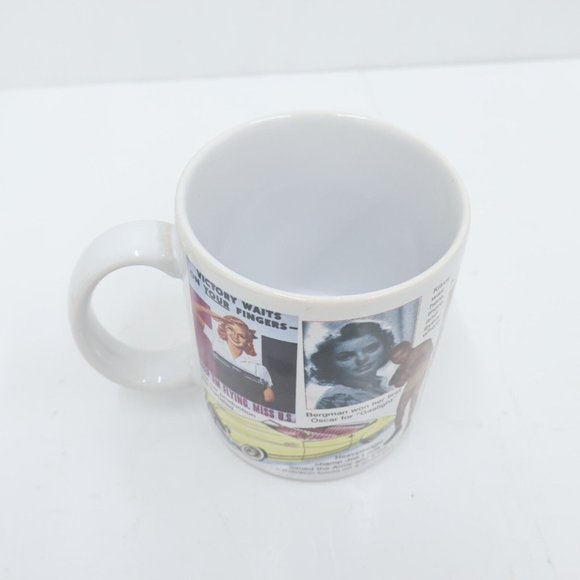 2/$20 Coffee Mug 1944 A Banner Year Allover History Graphics Peacock Papers 1994 - Picture 10 of 12